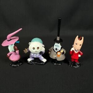 Lot of 4 The Nightmare Before Christmas Lock Shock Barrel Collection Figure Set